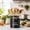 Black, variant on Ceramic Farmhouse Utensil Holder for Kitchen Counter, Large Rustic Utensil Crock, Countertop Cooking Tool Spatula Organizer, 6.75” (Red)
