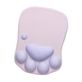 thumbnail image 2 of Alfombrilla de ratón con forma de pata de gato, antideslizante, suave, creativa, práctica y bonita. Azul gris, 2 of 9