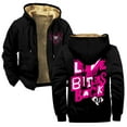 thumbnail image 2 of AJ Lee Love Bites Zipper Hoodies Women Men Jacket Parkas Long Sleeve Fashion Streetwear Coat, 2 of 3