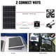 thumbnail image 4 of Cargador de panel solar ECO-WORTHY de 10 W para batería de 12 V, 4 of 8