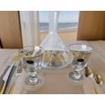 thumbnail image 4 of Classic Touch 14 K Rim Short Stem Crystal Clear Wine Glasses, 2 Set, 4 of 7
