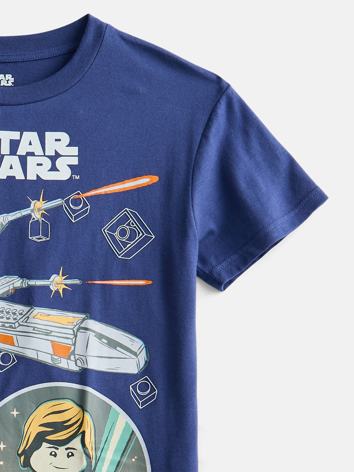 LEGO® Star Wars Boy’s Graphic Crewneck Tee with Short Sleeves, Sizes 4-18