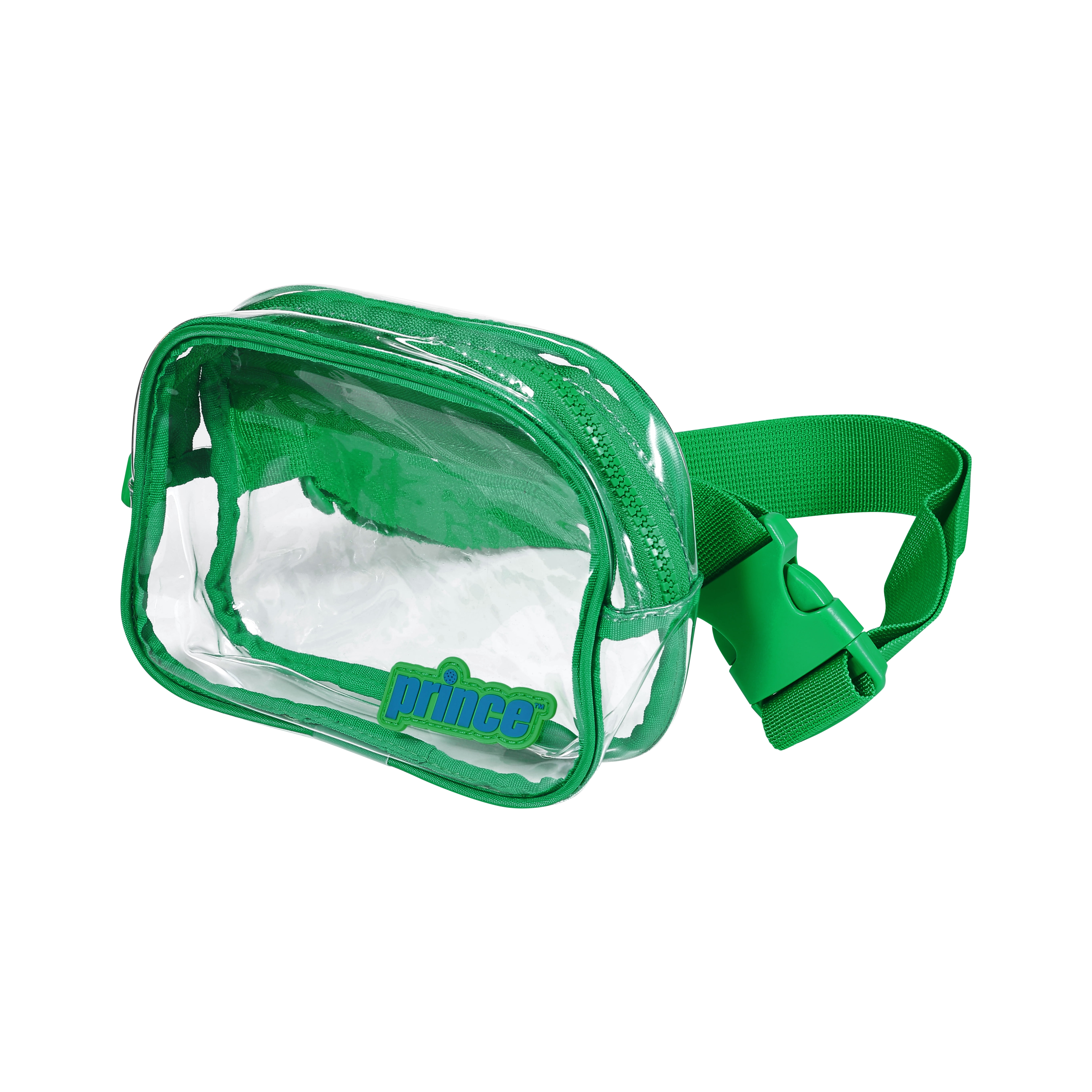 Prince Pickleball Court Crossbody Waist Pack – Clear Green Belt Bag with Pickleball Storage