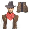 thumbnail image 4 of Celivon Cowgirl Shirts For Women Vintage Sleeveless Suede Vest Western Cowboy Themed Vest, 4 of 5