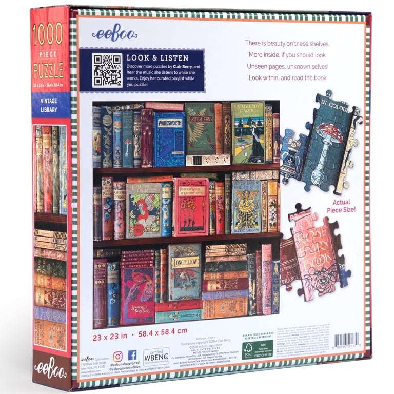 eeBoo PZTBUK Piece&Love Kitchen-1000 pc Puzzle Blue Kitchen
