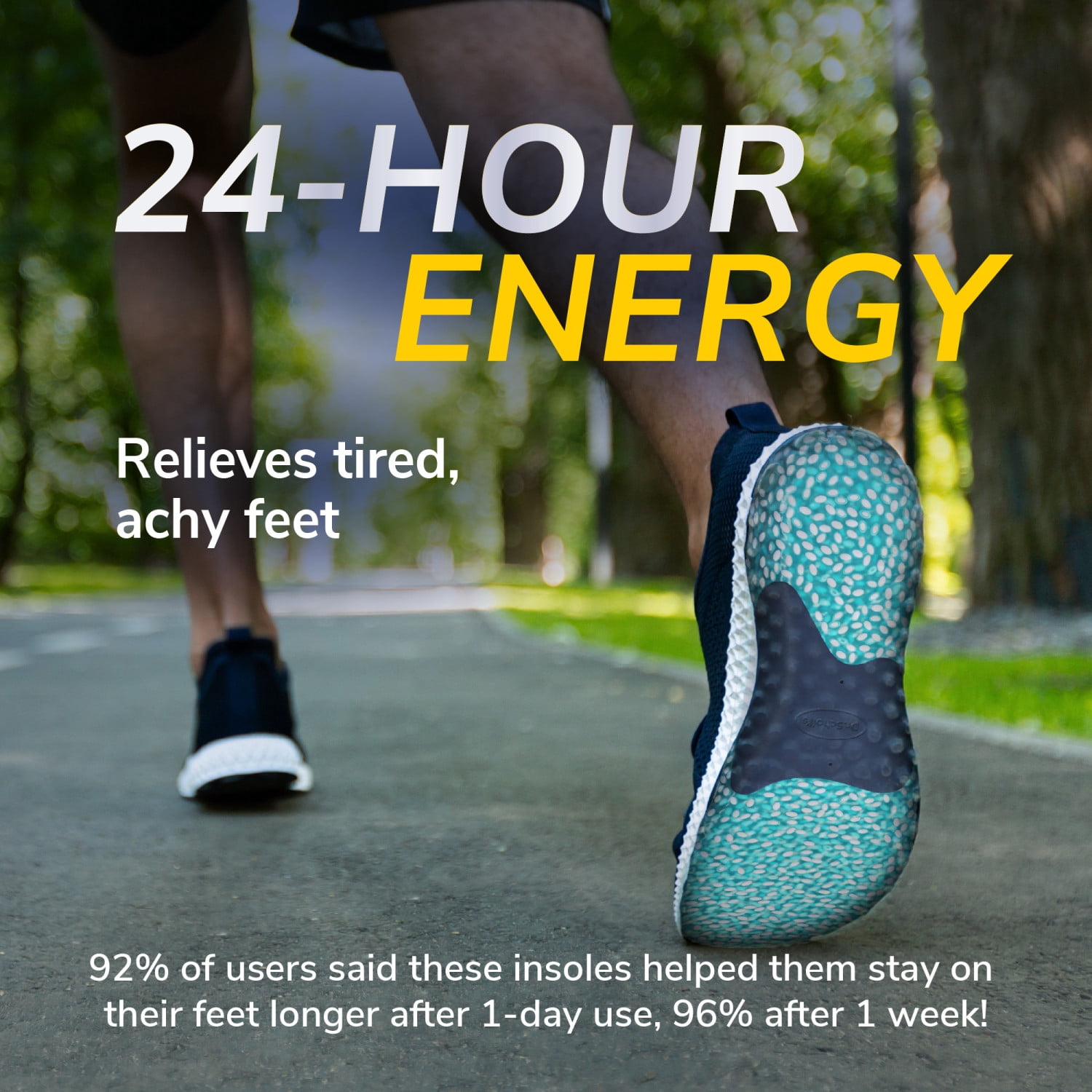 (2 pack) Dr. Scholl's 24-Hour Energy Multipurpose Insoles for Men, Size 8-14