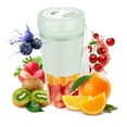 thumbnail image 3 of PureCasa Electric Handheld Juicers for Home Travel Sports, Smart Portable Blenders for Fruits & Shakes, 380ml 50W Mini Juicer Bottle 900mAh Blender Cup USB Rechargeable, 8.7"x4"x4", 1PC, Green, 3 of 8