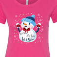 thumbnail image 4 of Inktastic Holiday Snowman Women's T-Shirt, 4 of 5