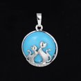thumbnail image 1 of Pendentif Chat pour Collier Pierre Naturelle Perles Rondes Plates Pendentif Cœur d'Amour Femmes, 1 of 6