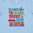 thumbnail image 4 of Inktastic Planes Trains Trucks and Toys Nothing Quite Like Little Boys Boys Baby T-Shirt, 4 of 5