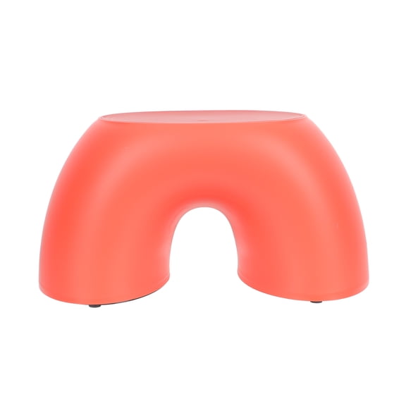Raindrops Chair Garden Stool Pu Rainbow Stool Foot Stool Child 36x19.1cm Red