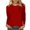 Red, variant on Zpanxa Valentines Day Gifts, Valentines Sweatshirts for Women Valentine's Day Printed Fashionable Long Sleeved Round Neck T-shirt Tops Long Sleeved Round Neck Tops/shirt Wine 3XL