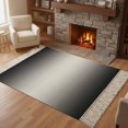 thumbnail image 3 of Black Ombre Washable Area Rug 3'x5',Black Grey White Gradient Modern Abstract Art Woven Cotton Tassels Kitchen Rugs,Non Slip Indoor Door Mat Throw Carpet for Entryway Living Room Nursery Laundry Room, 3 of 9
