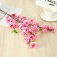 thumbnail image 2 of Sufanic Artificial Cherry Plum Peach Blossom Branch Fake Silk Flower Tree Fake Plants for Wedding Home Christmas Indoor Outdoor Decorative, Pink, 2 of 6