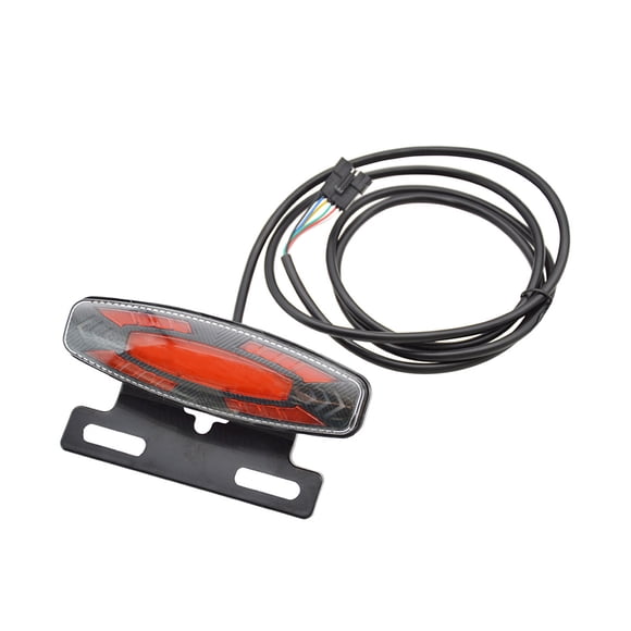 Sonducket Luz trasera para bicicleta, lámpara para asiento, linterna de freno, accesorios multifuncionales para ciclismo, decoraciones 3 en 1, Ciclismo