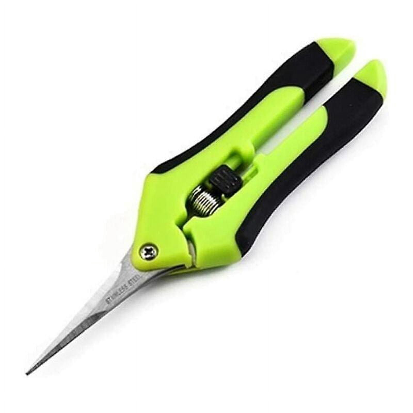 Garden Pruning Shears, Professional Gardening Scissors, High Point Precision Pruning Shears, Stainless Steel Straight Blade Pruning Shears, Hand for B