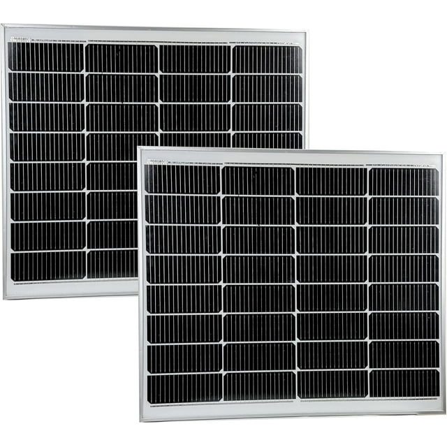 Stanz (tm) 2PCS 100 Watt Each 12 Volt New Monocrystalline Solar Panel, Total 200W