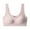 Pink, variant on 38c Bras for Women Seamless Wireless Bras Full Coverage Push Up Wide Straps Bralettes Breathable Casual Underwear
