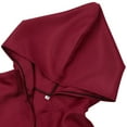 thumbnail image 6 of JFGHDG Cowl Hood Cowl Hooded Cape Red Cape Mens Poncho Hooded Cloak Poncho Red a, 6 of 8