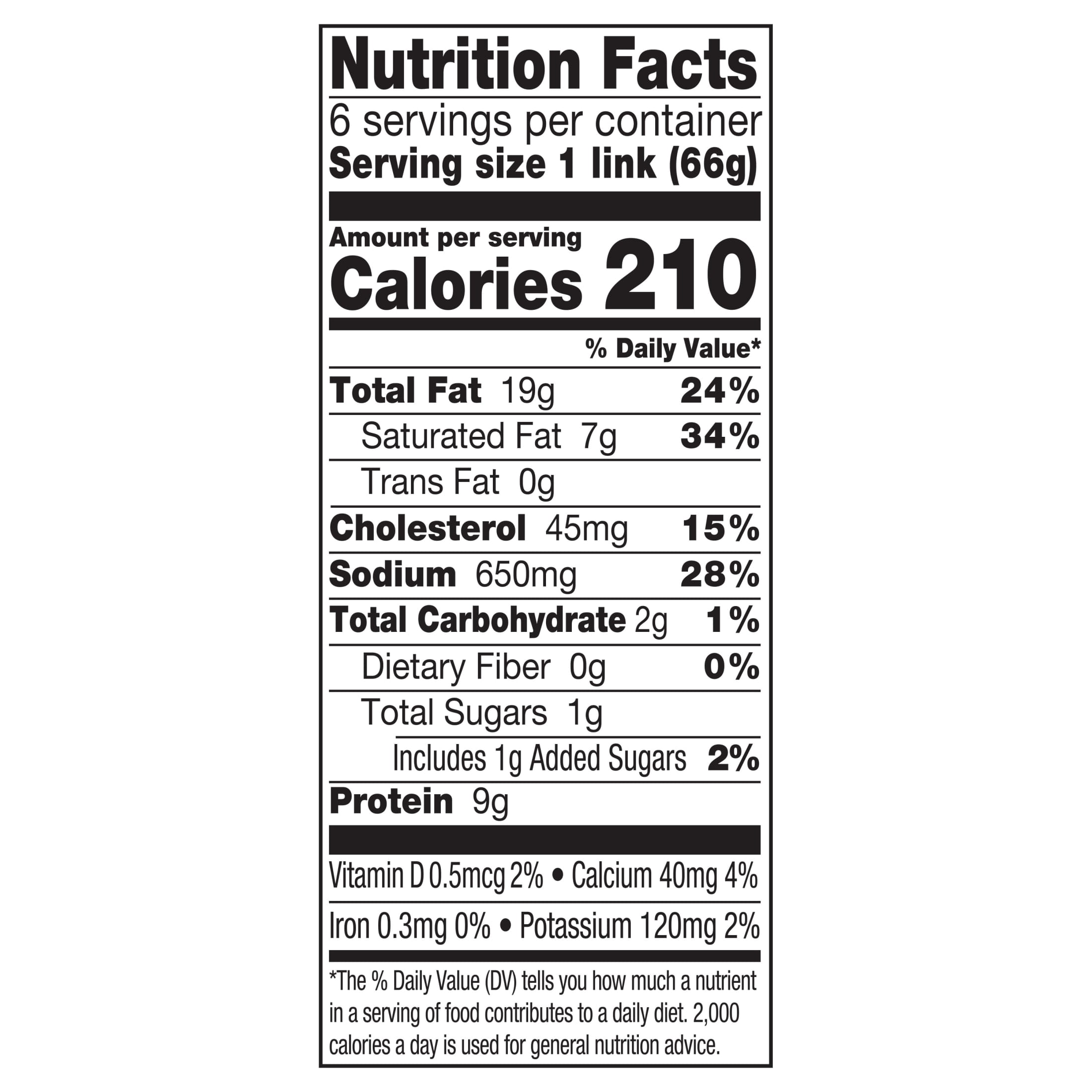 Johnsonville Beddar With Cheddar Smoked Sausage, 6 Links, 14 oz