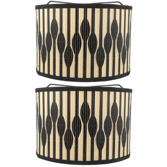 Set of 2 LED Geometric Lampshade Delicate Appearance Accessory