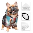 thumbnail image 3 of Fotbe fairy-tale-world-with-delicious-candy Sudadera con Estampado para Perros Pequeños – Suéter con Capucha para Mascotas, Tela Suave de Forro Polar con Bolsillo-Large, 3 of 7
