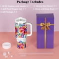 thumbnail image 4 of Best Mom Ever Mom Gifts, Mother''s Day Gift for Mom Mama New Mom, She''s A Strong Mom Floral Mom 40 Oz Tumbler with Handle, 4 of 6