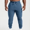 thumbnail image 3 of Casual Pants for Men - Comfortable Breathable Sweatpants with Pockets and Elastic Waistband for Daily Wear, 3 of 8