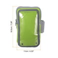 thumbnail image 2 of Uxcell Phone Arm Bands for Running Running Phone Holder Armband Cell Phone Holder Green, 2 of 5