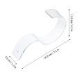 thumbnail image 2 of FONDOTIN Belt Display Shelf 2Pcs Transparent Acrylic Riser for Supermarket and Home Use, 2 of 7