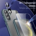 thumbnail image 6 of JETech 5 in 1 Case for Samsung Galaxy S24 5G with 2-Pack Each Tempered Glass Screen Protector and Camera Lens Protector, Non-Yellowing Shockproof Bumper Phone Cover (Dark Blue), 6 of 7
