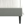 thumbnail image 6 of Castle Place Classic Linen Upholstered Queen Platform Bed, Light Grey, 6 of 8