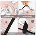 thumbnail image 5 of Kawaii Cat and Yarn Pink Pattern Teens Toddler Nap Mat with Pillow, Sleeping Mat Bag for Preschool Daycare 51"x22", 5 of 5