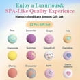 thumbnail image 2 of Bath salt ball set cleansing bath tablets bath ball aromatherapy bath salt bath bath ball, 12 pieces, 2 of 5