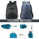 thumbnail image 4 of Mochila de senderismo plegable impermeable, mochila plegable, adecuada para viajes,, 4 of 5