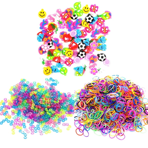 Rubber Band Kit Creative DIY Funny Rubber Bracelet Kit Loom Band Accessories