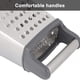 thumbnail image 4 of Rallador de caja profesional, acero inoxidable con 4 lados, ideal para queso parmesano, verduras, jengibre, tamaño XL Xemadio SNFLD677, 4 of 7