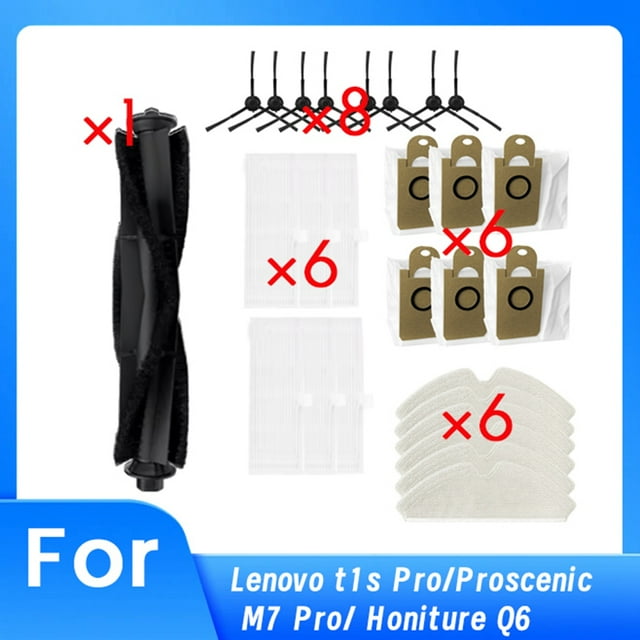 27 Unids para T1s Pro/para M7 Pro/ Q6 Partes de Aspirador Accesorios Piezas Repuesto