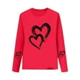 thumbnail image 6 of Posijego Kids Long Sleeve Shirts Valentine's Day Heart Graphic Tee for Girls Boys Casual Spring Cute Tops 2-15 Years, 6 of 6
