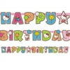 Hello Kitty Balloon Dreams Birthday 8 Ft Letter Banner - Each by KidsPartyWorld.com