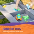 thumbnail image 3 of Jack & June Cedar Convertible Sand Box and Picnic Table Playset – Adorable, Durable, and Perfect for Imaginative Play, 3 of 6