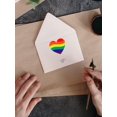 thumbnail image 4 of 500pcs Gay Pride Stickers Rainbow Heart Shaped Labels LGBT Adhesive Stickers, 4 of 11