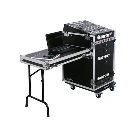 Odyssey Cases FZ1316WDLX New Ata Combo Rack DJ Pro Audio Case W/ 16 X 13 Space