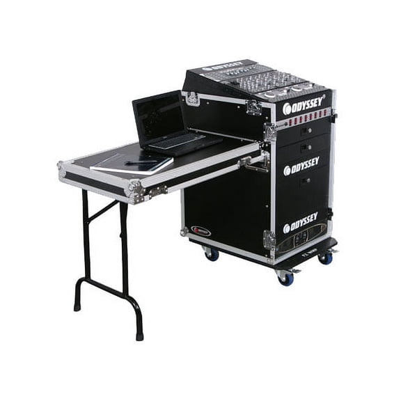 Odyssey Cases FZ1316WDLX New Ata Combo Rack DJ Pro Audio Case W/ 16 X 13 Space