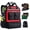 Red, variant on Tool Backpack for Men 18 Inch Heavy Duty Waterproof Multiple Pockets Tool Bag Organizer with Shoulder for Electrician Mechanics HVAC Engineer