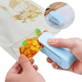 thumbnail image 2 of Rkxzt Mini Handheld Plastic Bag Sealer, Portable Snack Sealing Machine for Kitchen or Travel Use (2-Pack), 2 of 8
