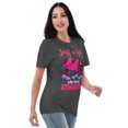 thumbnail image 6 of Girls love Ocean Animals Novelty Fish Lovers T-Shirt (Heather Dark Grey, 2XL), 6 of 7