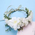thumbnail image 4 of Flower Crowns for Women, Flower Crown for Girls, Flower Girl Headpiece, Handmade Adjustable Boho Artificial Flowers, 4 of 6