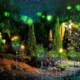 thumbnail image 6 of Outdoor Solar Flickering Tree Lights, Multi-Color Changing Solar Garden Lights LED Stake Christmas Tree Lights Flower for Garden, Patio, Yard and Decoration (2 Pack), 6 of 8