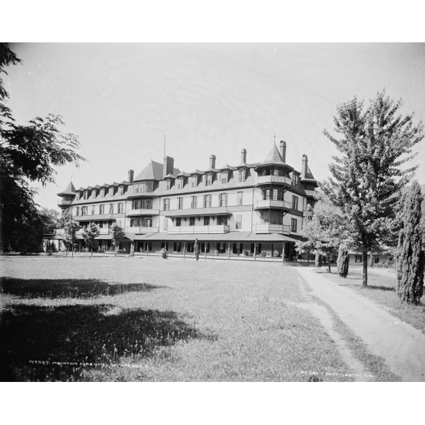 Print Mountain Park Hotel, Hot Springs, North Carolina, circa 1902